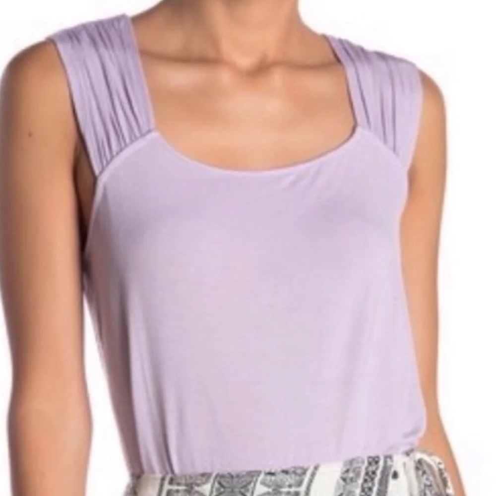 14TH & UNION Lavender Sleeveless Blouse Size L